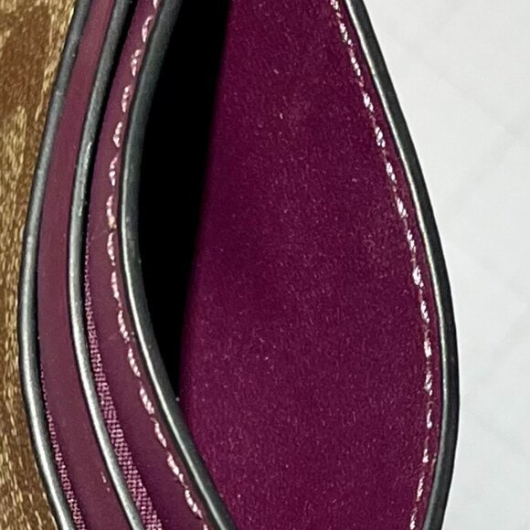 Coach Slim ID Card Case In Signature Canvas SLG - Picture 3 of 3